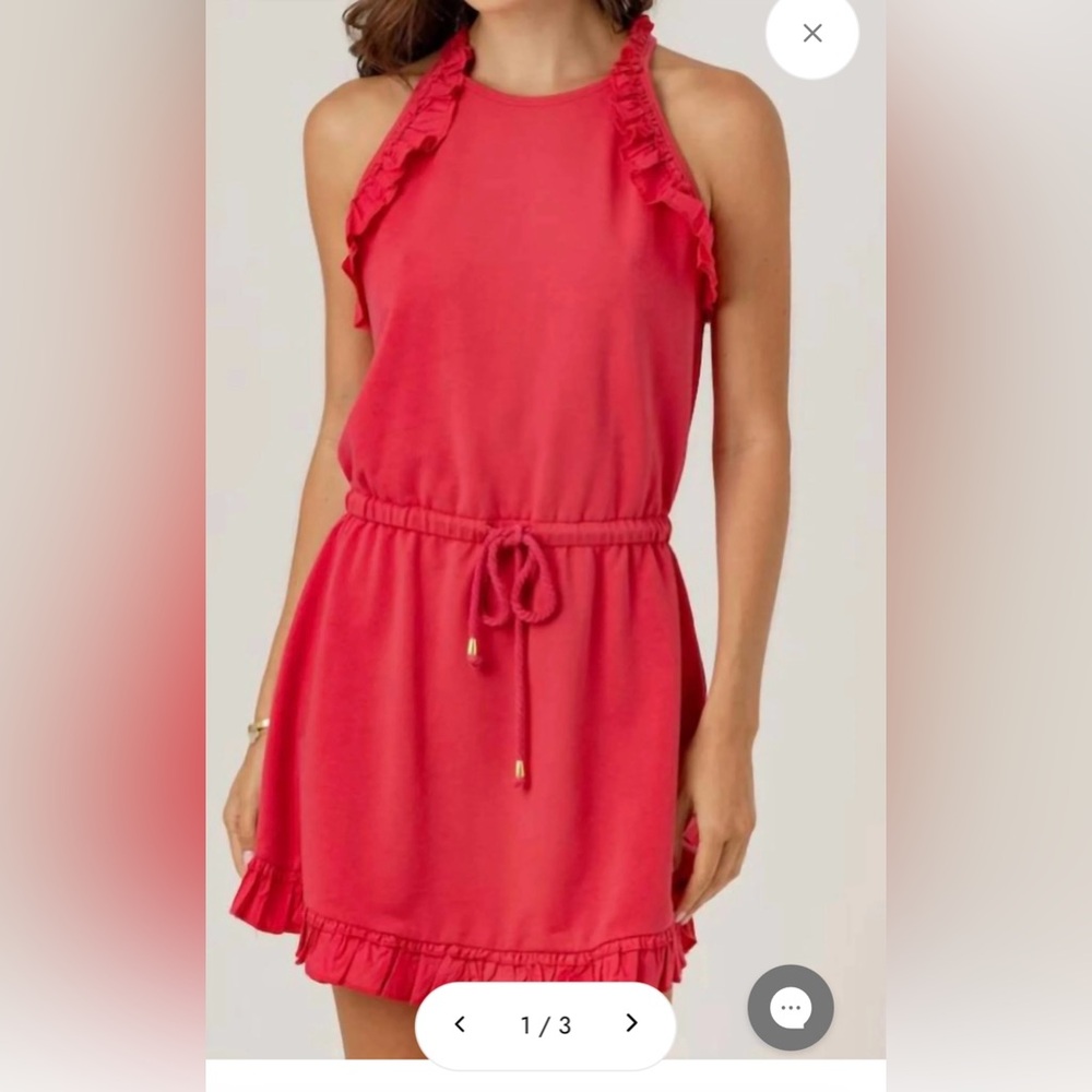 Sundays Mirabelle Vibrant Red Mini Dress